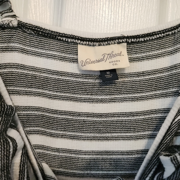 Universal Thread Black and White‎ Striped Dress - Picture 3 of 4